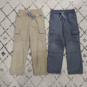 Carter's Boys Pull-on Cargo Pants, lot of 2